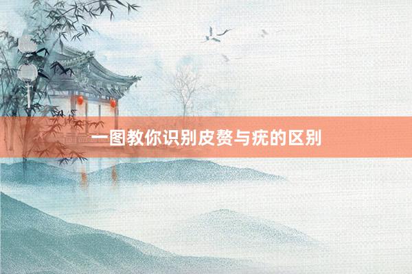 一图教你识别皮赘与疣的区别